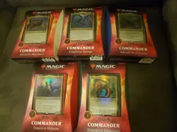 Ikoria Commander 2020 SEALED Set of 5 Decks, English, MTG Magic the Gathering - Image 1