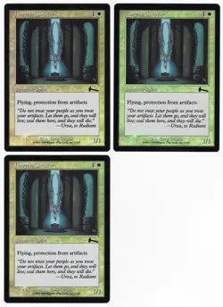 Angelic Curator x3 3x 1999 Urza's Legacy FOIL White Common Creature MTG NM AZ1 - Image 1
