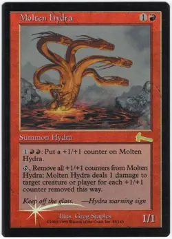 Molten Hydra 1999 Urza's Legacy FOIL Red Rare Creature MTG NM AZ1 - Image 1