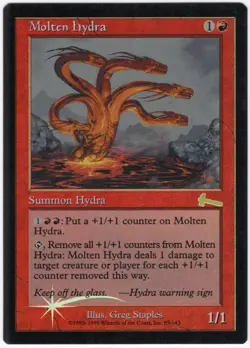 Molten Hydra 1999 Urza's Legacy FOIL Red Rare Creature MTG NM AZ2 - Image 1