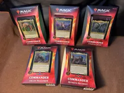 MTG Commander 2020 Ikoria: Lair of Behemoths Set of 5 Factory SEALED/NEW Decks 630509943586 - Image 1