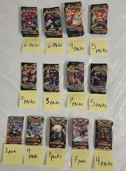 Pokemon TCG Booster Packs Darkness Ablaze Rebel Clash Lost Origin Obsidian Flam… - Image 1