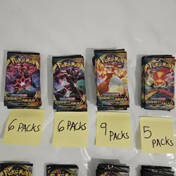 Pokemon TCG Booster Packs Darkness Ablaze Rebel Clash Lost Origin Obsidian Flam… - Image 4