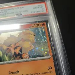 PSA 10 Arcanine Black Star Promo #011 Pokemon SVP EN-SV 2023 Cosmos Holo - Image 4