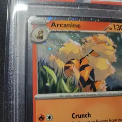 PSA 10 Arcanine Black Star Promo #011 Pokemon SVP EN-SV 2023 Cosmos Holo - Image 5