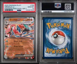 PSA 10 - Pokemon Greninja #106 - Stamped Prize Pack Series 7 - Population 9 - Image 3