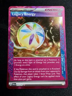 Pokemon TCG Legacy Energy Scarlet & Violet-Twilight Masquerade 167/167 Holo Ace - Image 1