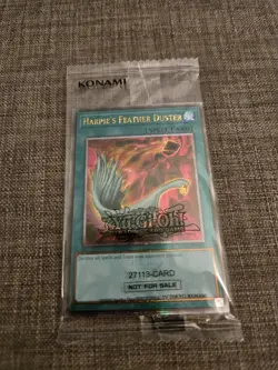 Yugioh Harpie's Feather Duster EDC1-EN001 Quarter Century Secret Rare SEALED NEW - Image 1