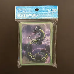 Rayquaza 64 Sleeves Japanese Pokemon Center Exclusive Sealed - Image 1