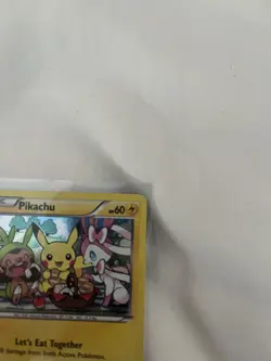 Pikachu XY95 Holo 2016 Let's Eat Together RARE Pokemon Card TCG NM - Image 5