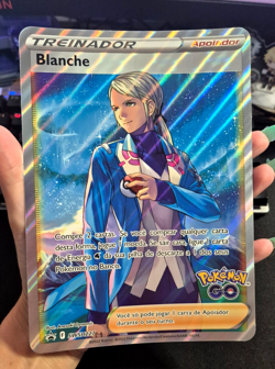 Pokemon Go Blanche jumbo card SWSH227 SP Brazil exclusive - Portuguese - Image 1