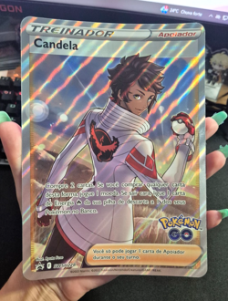 Pokemon Go Candela jumbo card SWSH228 SP Brazil exclusive - Portuguese - Image 1