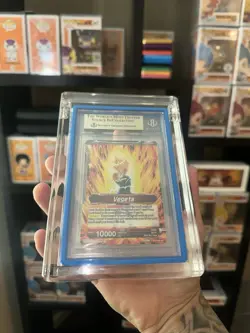 Bandai Dragon Ball Super Card Game Vegeta Holo 2 Cards SSB Saiyan Pride Graded … - Image 2
