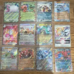 Pokemon TCG Mixed Foil Cards Lot GX V EX Trainer Wigglytuff Reshiram 30 Cards - Image 1