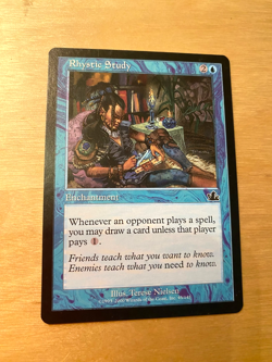MTG Rhystic Study Prophecy EXC No.4 - Image 1