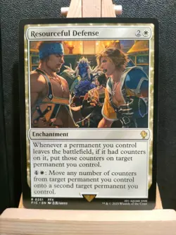 Resourceful Defense - Final Fantasy Commander - Rare - NM (see pics) MTG - Image 1