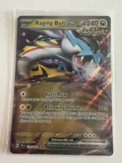 Raging Bolt ex 123/162 Double Rare Holo Near Mint Condition Temporal Forces - Image 1