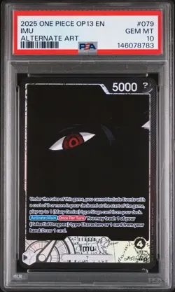 2025 ONE PIECE OP13-CARRYING ON HIS WILL ALTERNATE ART #079 IMU PSA 10 - Image 1