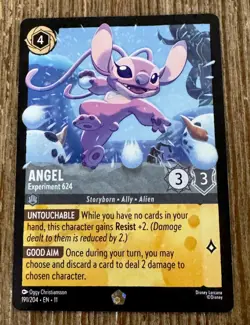 Disney Lorcana Angel Experiment 624 Legendary Non-foil Winterspell - Image 1