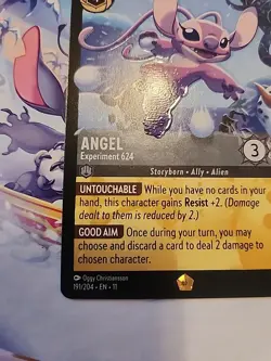Disney Lorcana Angel Experiment 624 Legendary Non-foil Winterspell - Image 3