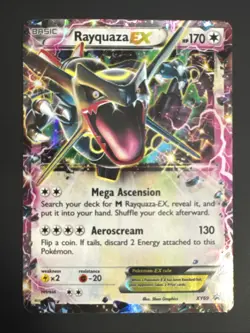 Pokemon TCG - Rayquaza EX XY69 Shiny Black Star Promo Card Holo NM - Image 1