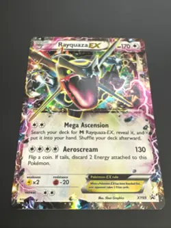 Pokemon TCG - Rayquaza EX XY69 Shiny Black Star Promo Card Holo NM - Image 2