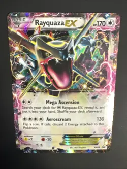Pokemon TCG - Rayquaza EX XY69 Shiny Black Star Promo Card Holo NM - Image 3