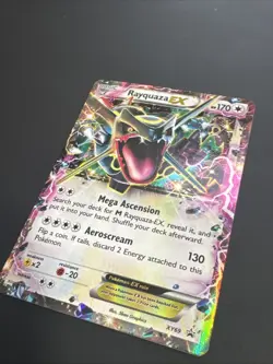 Pokemon TCG - Rayquaza EX XY69 Shiny Black Star Promo Card Holo NM - Image 5