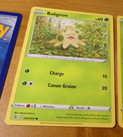 POKEMON POING DE FUSION FRANCAISE CARD CARTE Balignon Shroomish 004/264 FR - Image 1