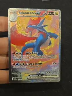 Salamence EX 187/159 Scarlet & Violet Holo Card Journey Together SIR + Bonus - Image 1