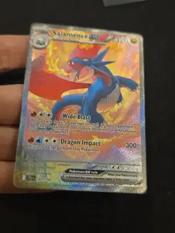 Salamence EX 187/159 Scarlet & Violet Holo Card Journey Together SIR + Bonus - Image 2