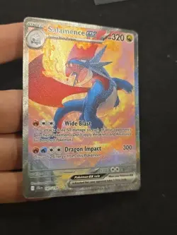 Salamence EX 187/159 Scarlet & Violet Holo Card Journey Together SIR + Bonus - Image 3