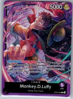 Monkey.D.Luffy OP05-060 English Starter Deck 18 - One Piece Card - NM - Image 1