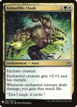 MTG ARMADILLO CLOAK EXC - MANTELLO DI ARMADILLO - MYS - MAGIC - Image 1
