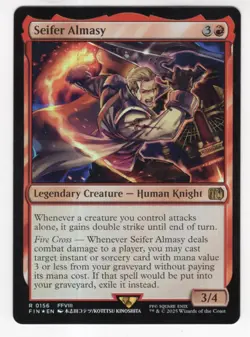 MTG Final Fantasy Foil Rare #0156 Seifer Almasy - Image 1