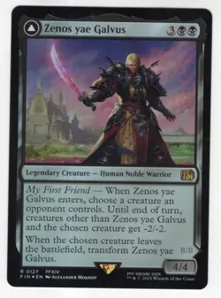 MTG Final Fantasy Foil Rare #0127 Zenos Yae Galvus - Image 1