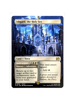 Ishgard, the Holy See 0310 Rare Borderless Non-Foil FFXIV FIN MTG FINAL FANTASY - Image 1