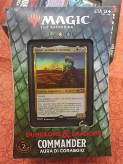 Magic The Gathering MTG Commander Deck D&D AURA di CORAGGIO Forgotten Realms ITA - Image 1