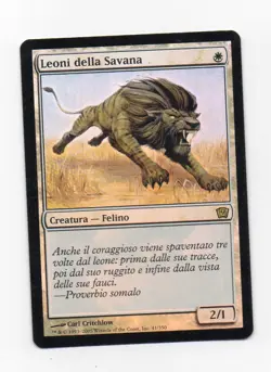 MtG FOIL Leoni della Savana Savannah Lions (9a Edizione) - Image 1