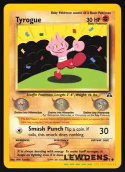 Tyrogue - 66/75 - Common - Neo Discovery - Pokemon Card - Image 1