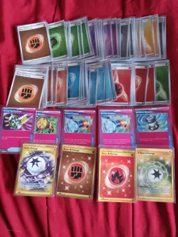 Pokemon TCG Foil Energy /Aspec Lot Of 80 (Hyper Rare, Cosmo 151) - Image 1