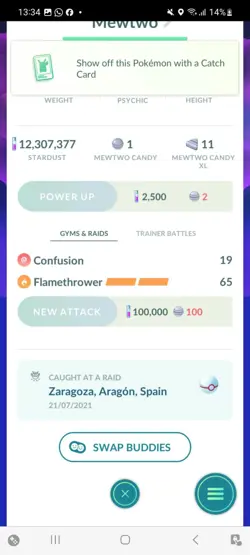 Pokemon Go Legendary Mewtwo ( Normal ) - Image 2