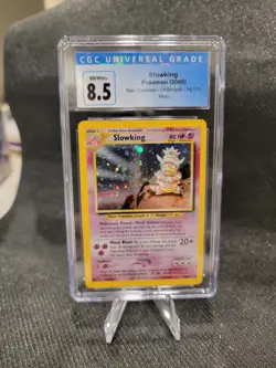 Slowking CGC 8.5 Pokemon 2000, 14/111 Neo Genesis Holo SEE VIDEO - Image 3