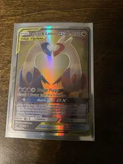 Pokemon GX TAG TEAM Holo Latias & Latios & Magikarp & Wailord Cards - Set of 2 - Image 1