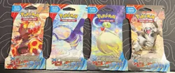 Pokemon TCG - 2015 XY Primal Clash Sleeved Booster Packs - Full Art Set (4) - Image 1