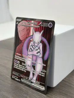 Pokemon TCG Team Rockets Mewtwo EX 213/182 Ultra Rare Destined Rivals - Image 3