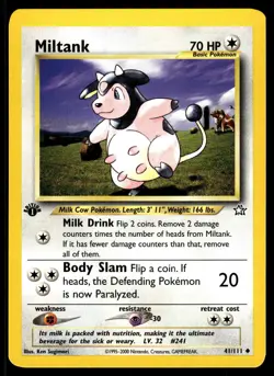 2000 Pokemon Neo Genesis - 1st Edition - Miltank #041/111 - Image 1