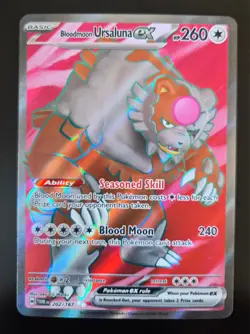 Pokemon TCG - Twilight Masquerade - Bloodmoon Ursaluna EX 202/167 - Image 1