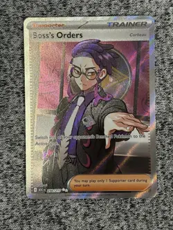 Boss’s Orders 256/217 Ultra Rare Full Art Pokemon TCG Ascended Heroes NM - Image 1