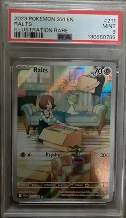 Ralts 2023 Pokemon Scarlet & Violet IR - PSA 9 - Image 1